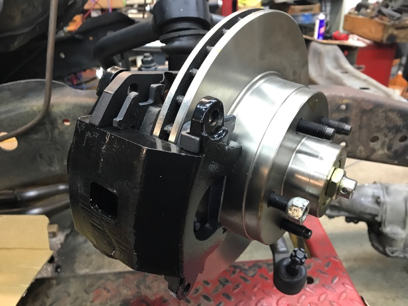 D100: Front brakes  Welder Series Inc.